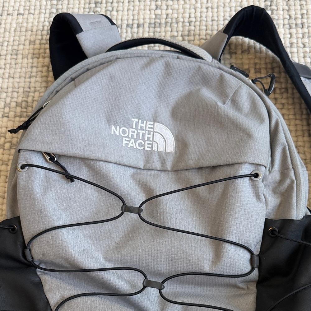 The North Face Borealis Gray and Black Backpack - Picture 2 of 9